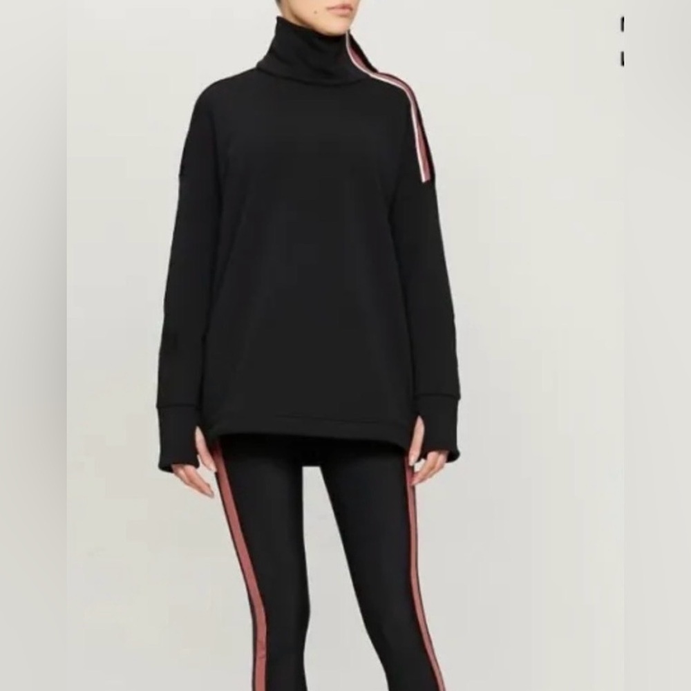 Sweaty Betty NWT SM freedom RUNNING mock neck oversized pullover sweatshirt